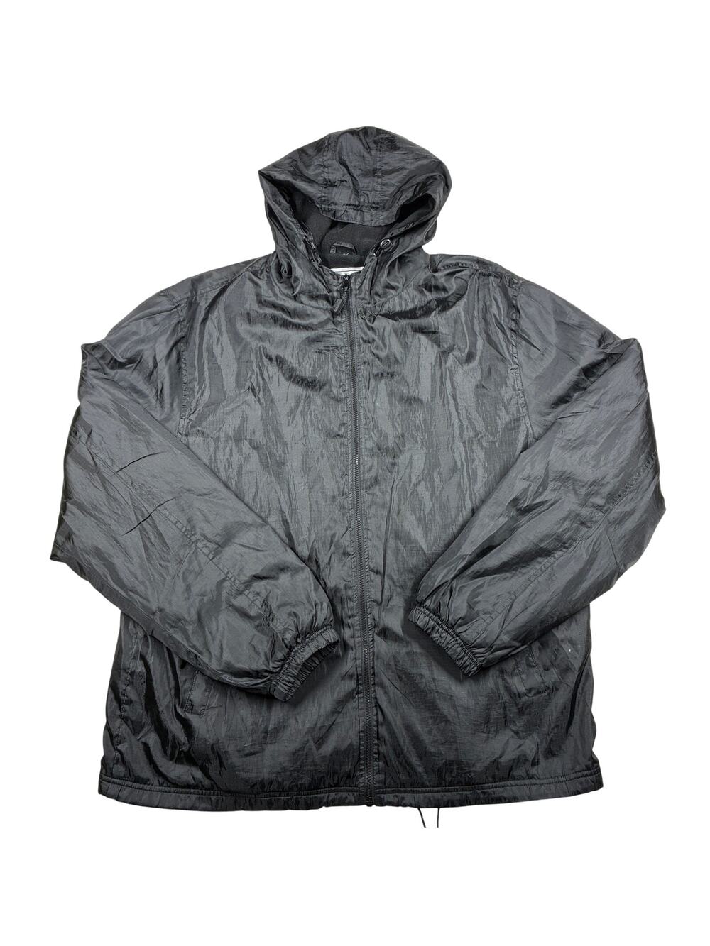Pro Club Jacket Mens 2XL XXL Black Fleece Lined Hooded Lightweight Blank